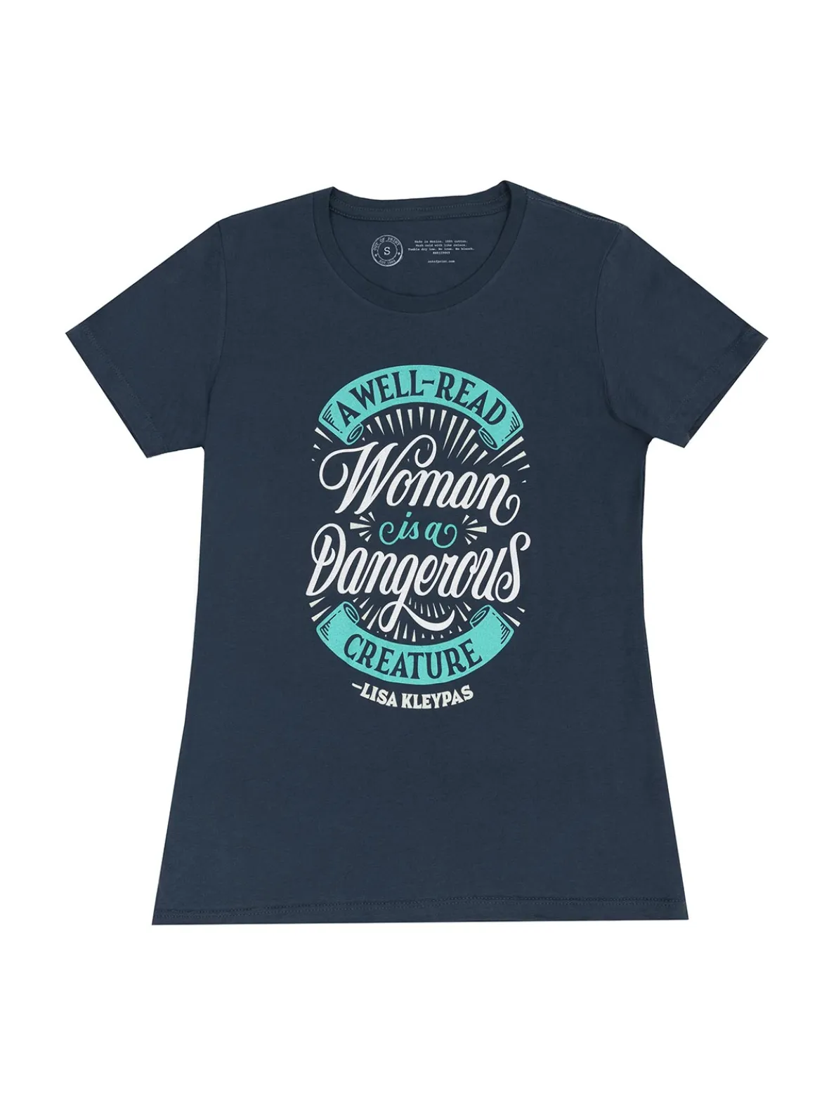 A Well-Read Woman is a Dangerous Creature Women's Crew T-Shirt