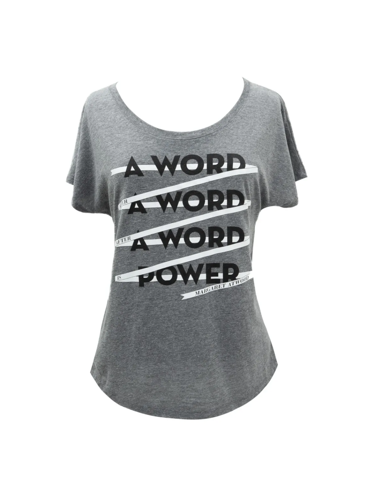 A Word is Power - Margaret Atwood women's book t-shirt