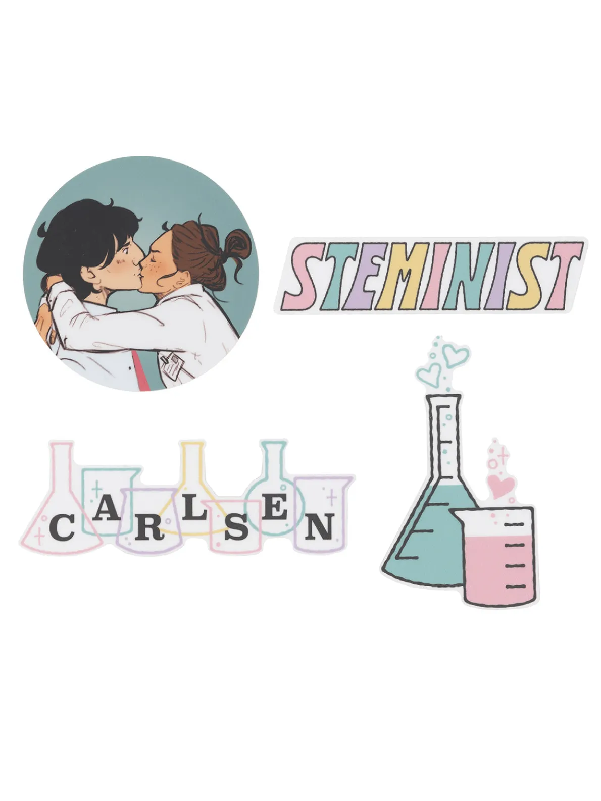 Ali Hazelwood: The Love Hypothesis Stickers - Set of 4