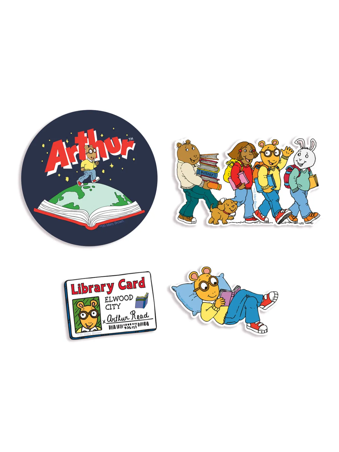 Arthur Stickers - Set of 4