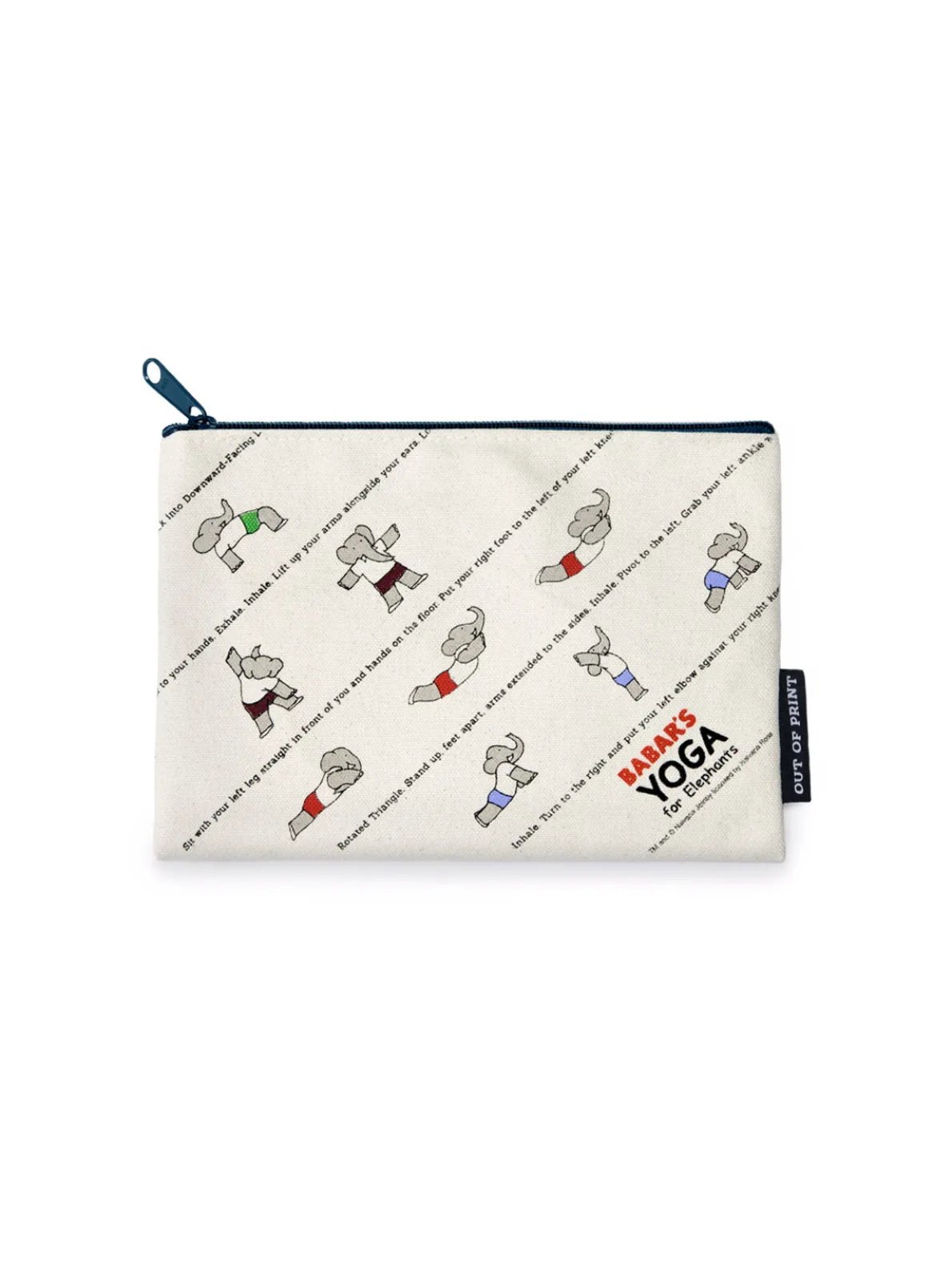 Babar's Yoga for Elephants pouch