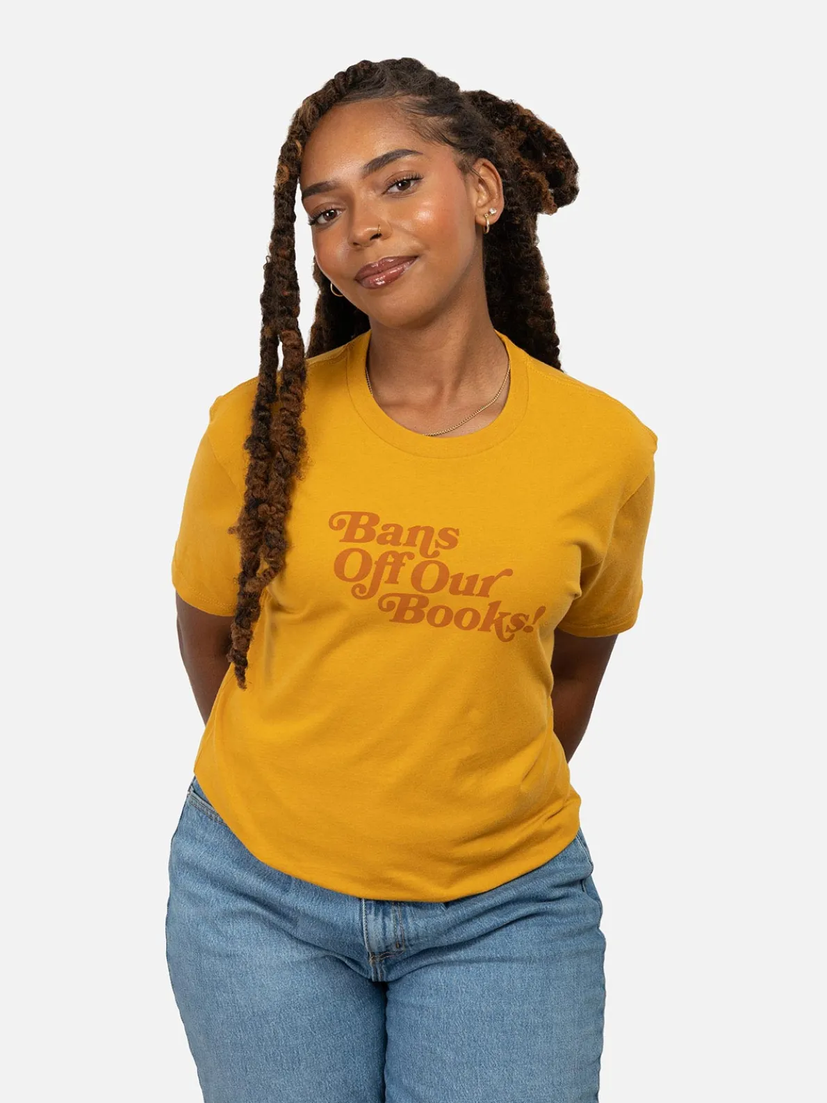 Bans Off Our Books Unisex T-Shirt (Yellow)