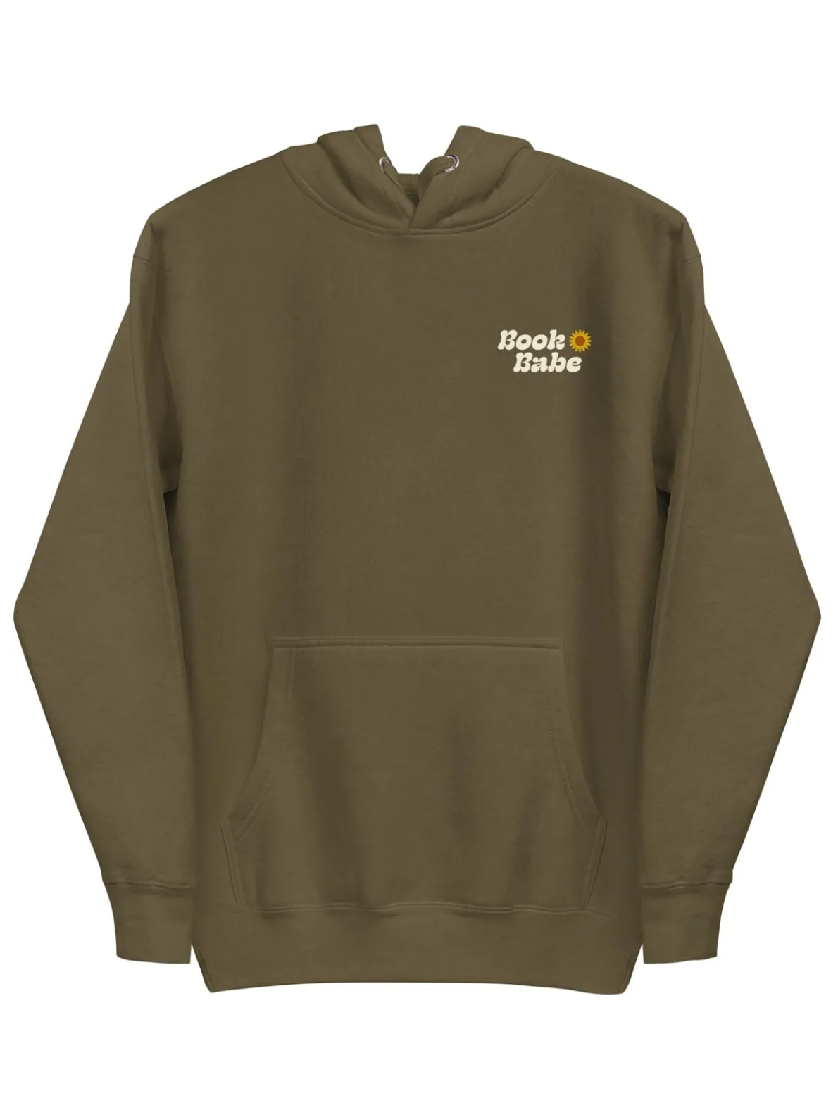 Book Babe Embroidered Unisex Hoodie (Print Shop)