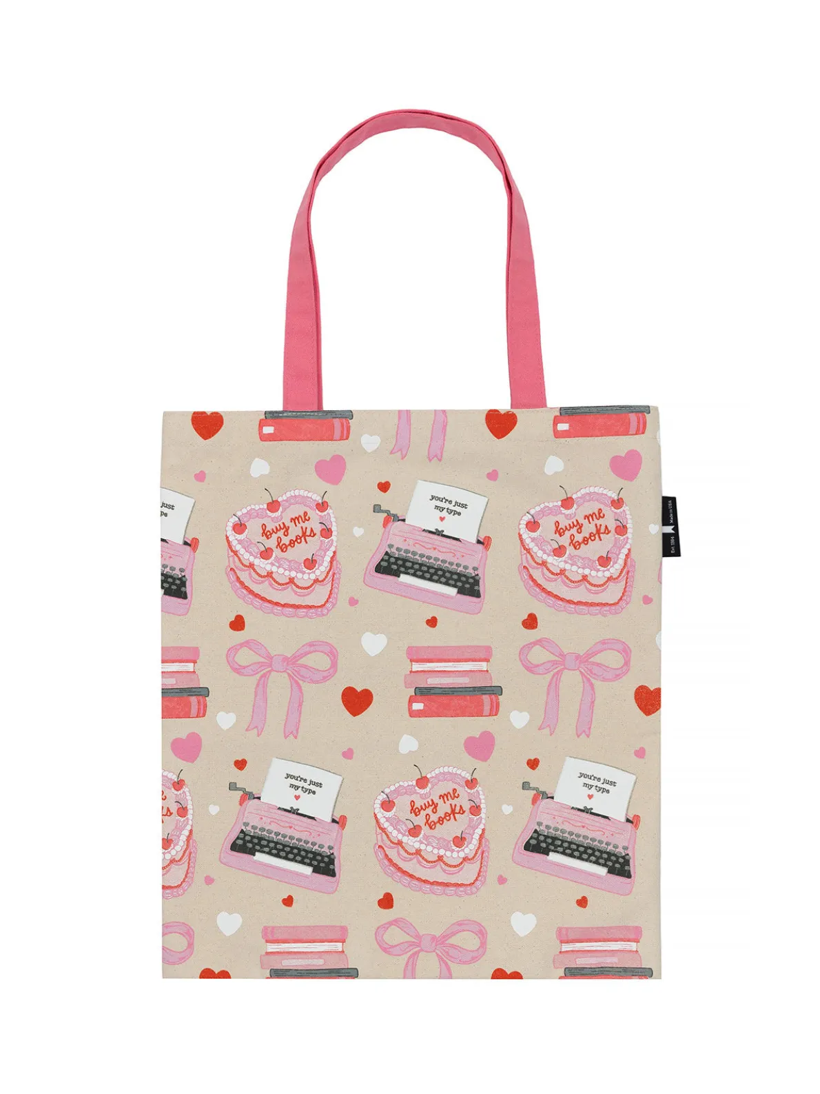 Book Love tote bag