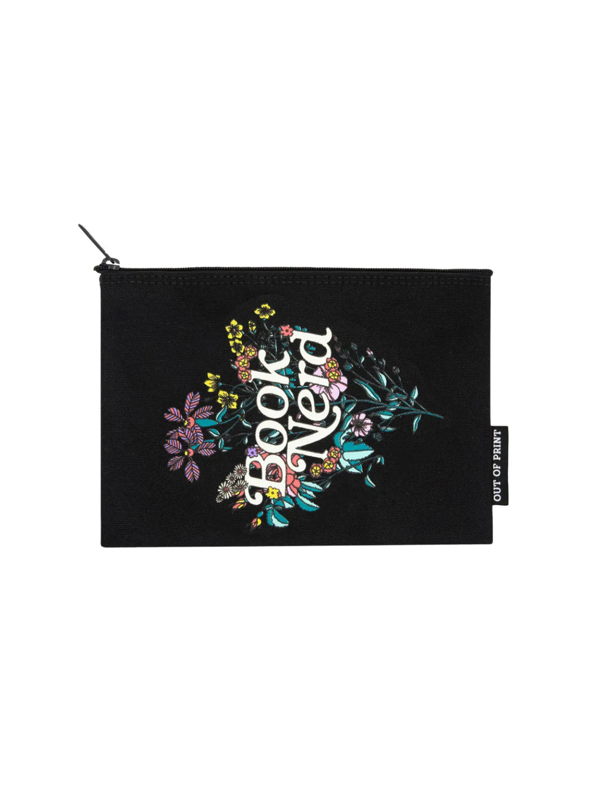 Book Nerd Floral pouch