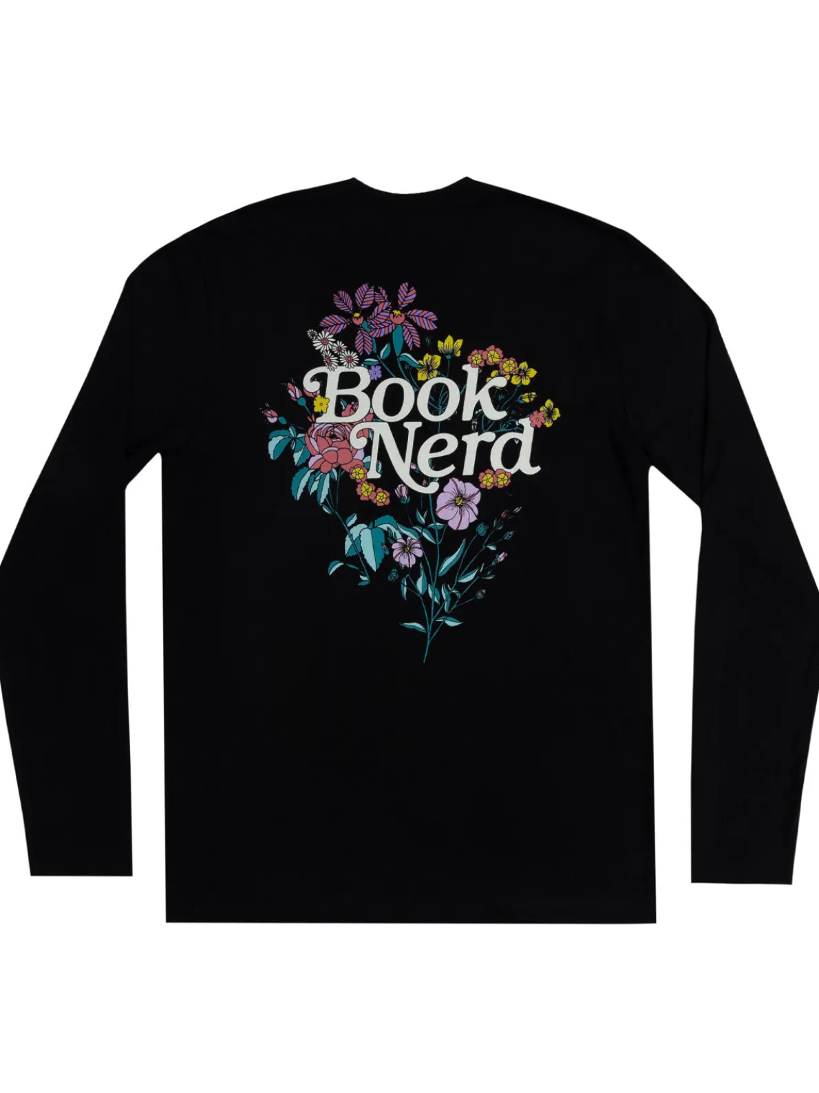 Book Nerd Floral Unisex Long Sleeve