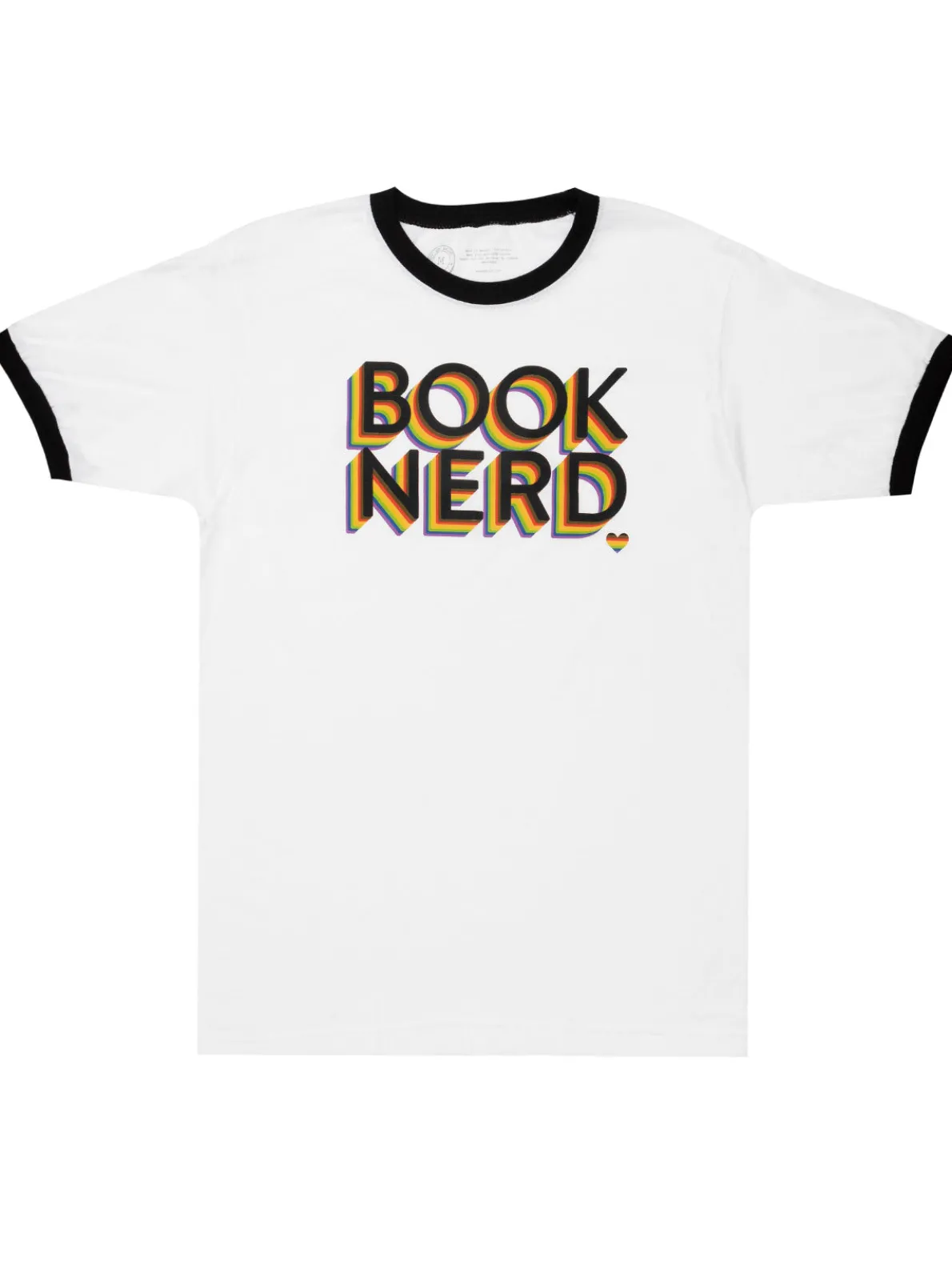 Book Nerd Pride Unisex Ringer T-Shirt
