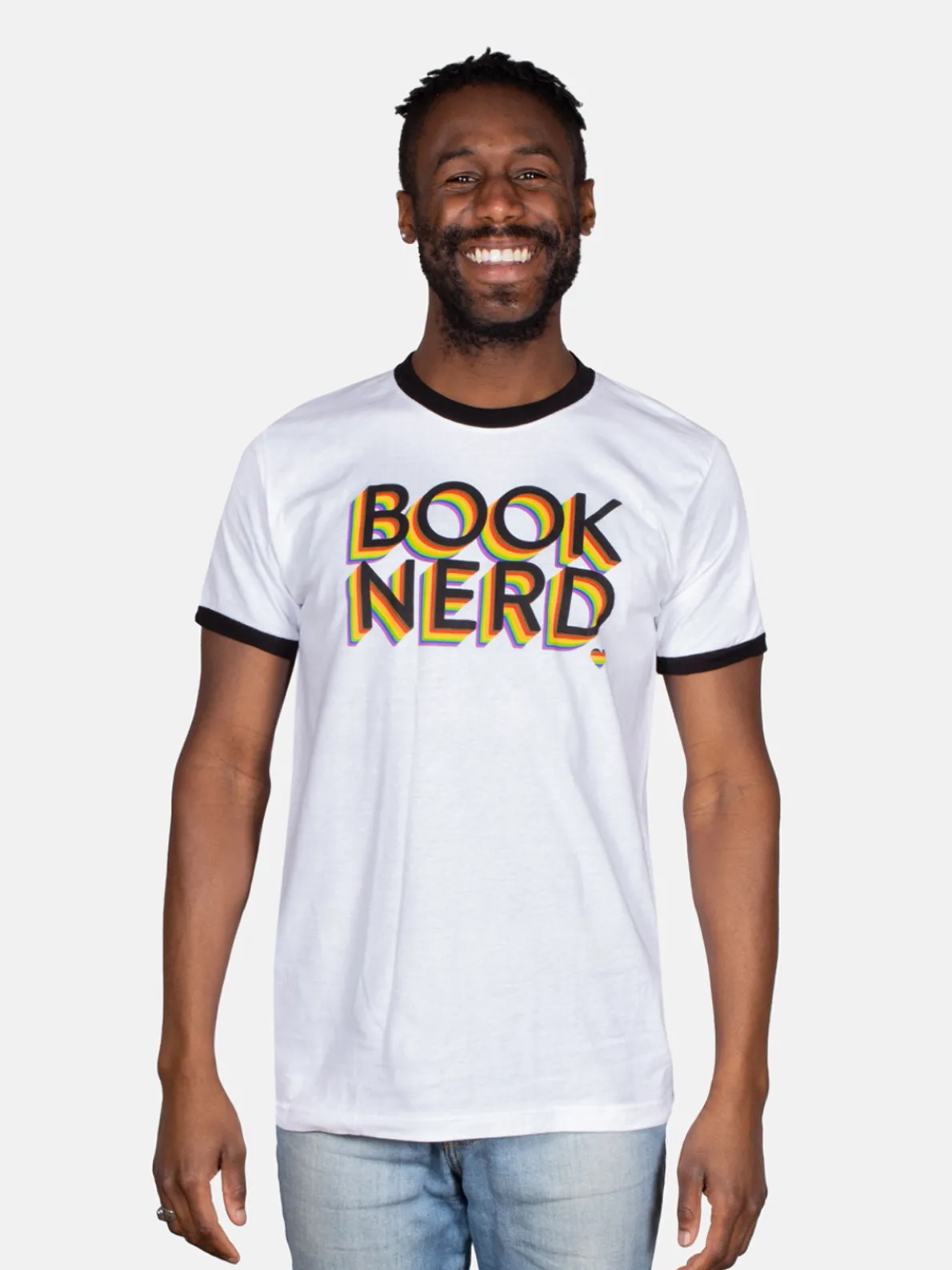 Book Nerd Pride Unisex Ringer T-Shirt