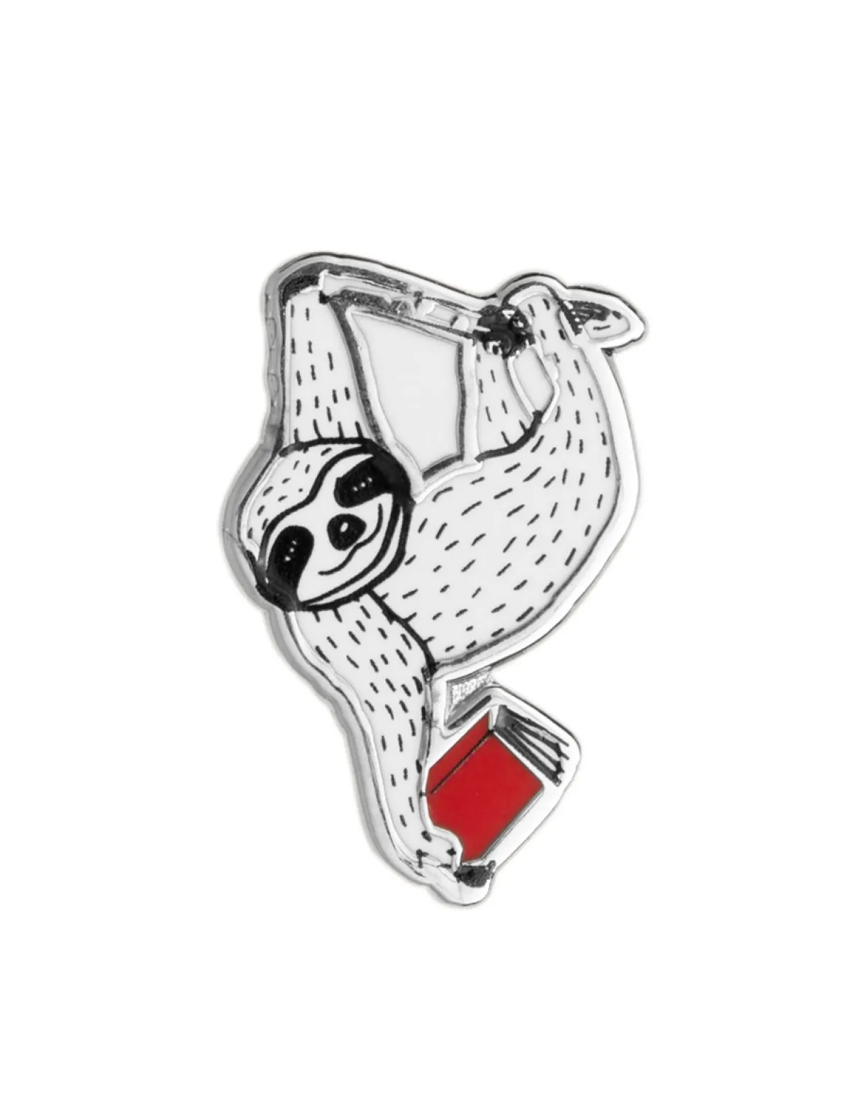 Book Sloth enamel pin
