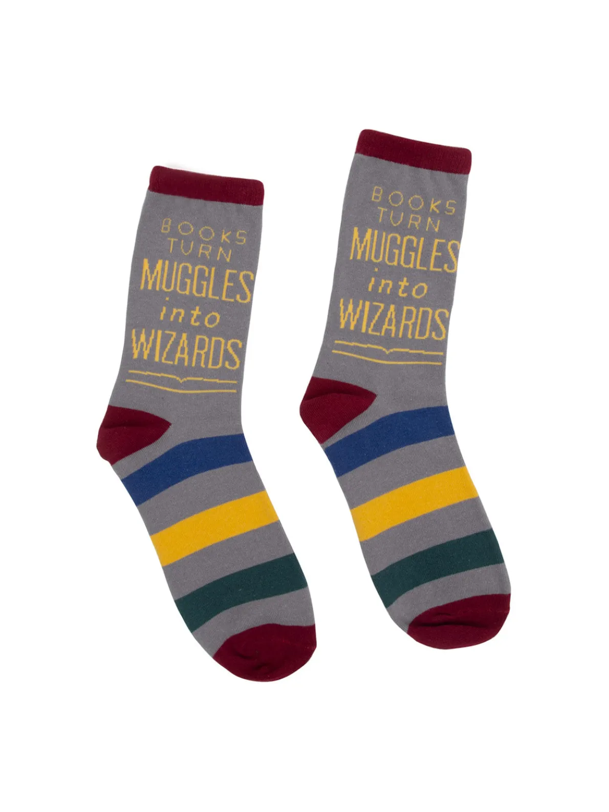 Books Turn Muggles into Wizards socks