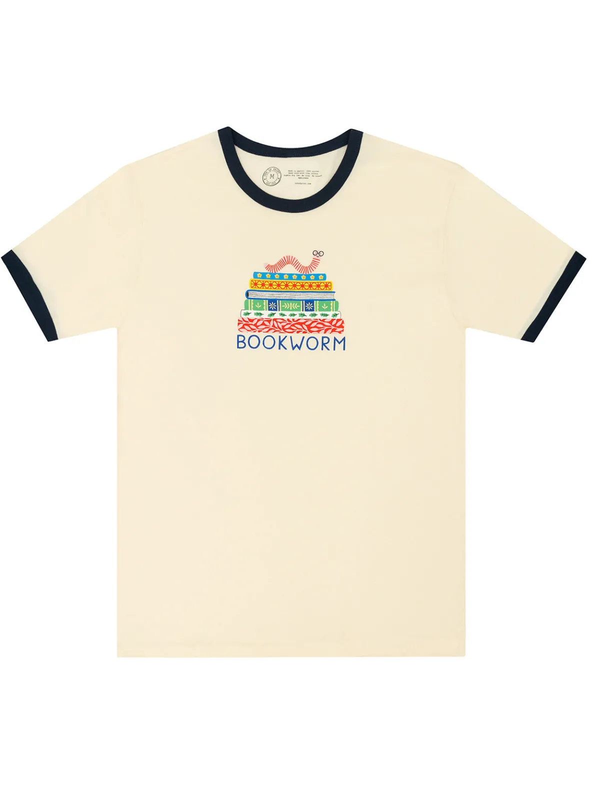 Bookworm Unisex Ringer T-Shirt