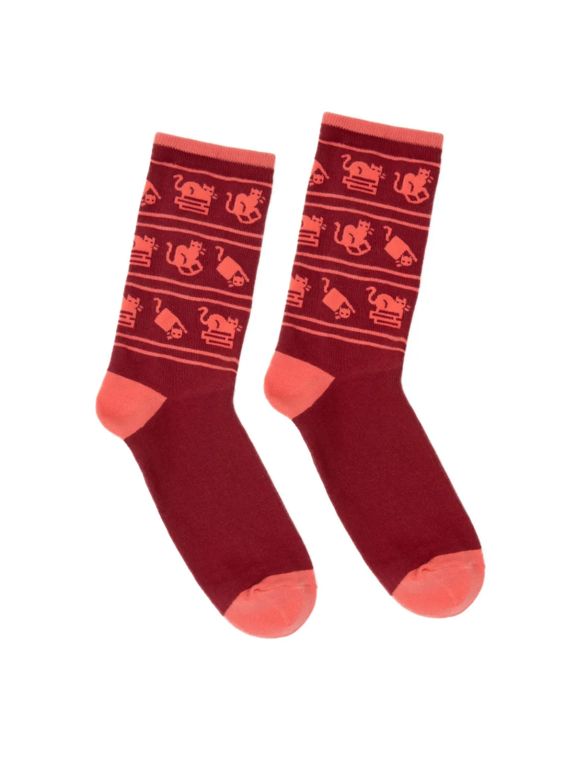 Cats and Stacks socks
