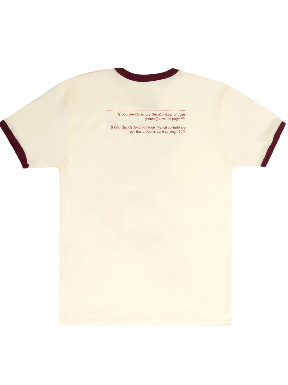 Choose Your Own Adventure: The Magic of the Unicorn Unisex Ringer T-Shirt