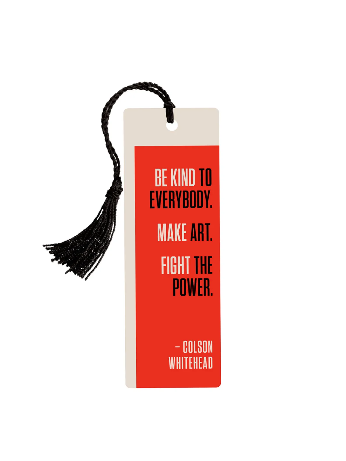 Colson Whitehead - Fight the Power bookmark
