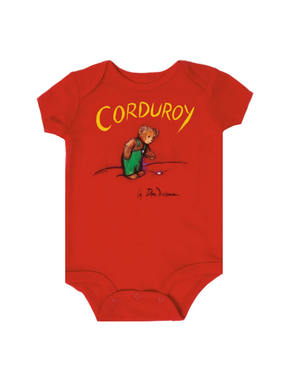 Corduroy baby bodysuit