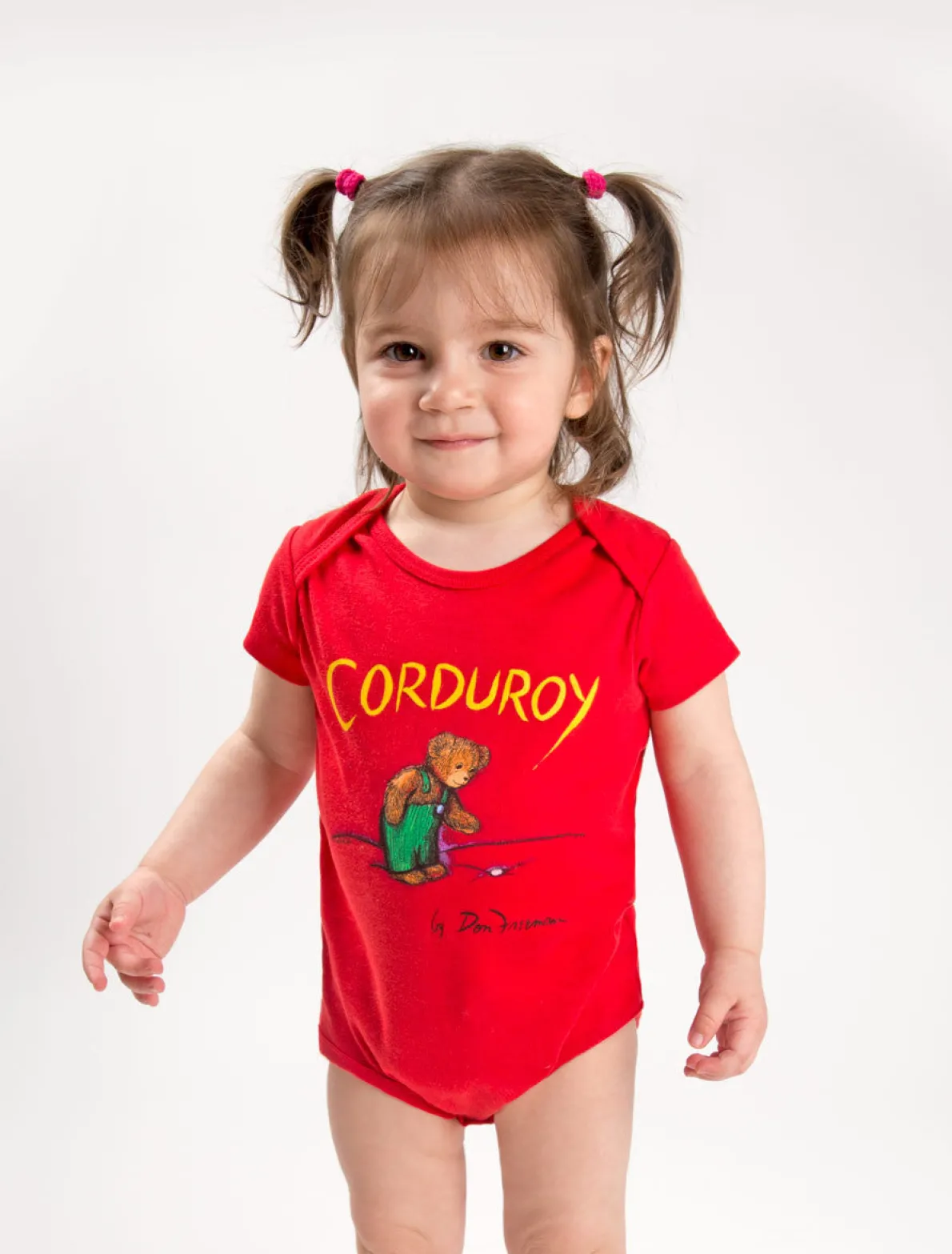 Corduroy baby bodysuit