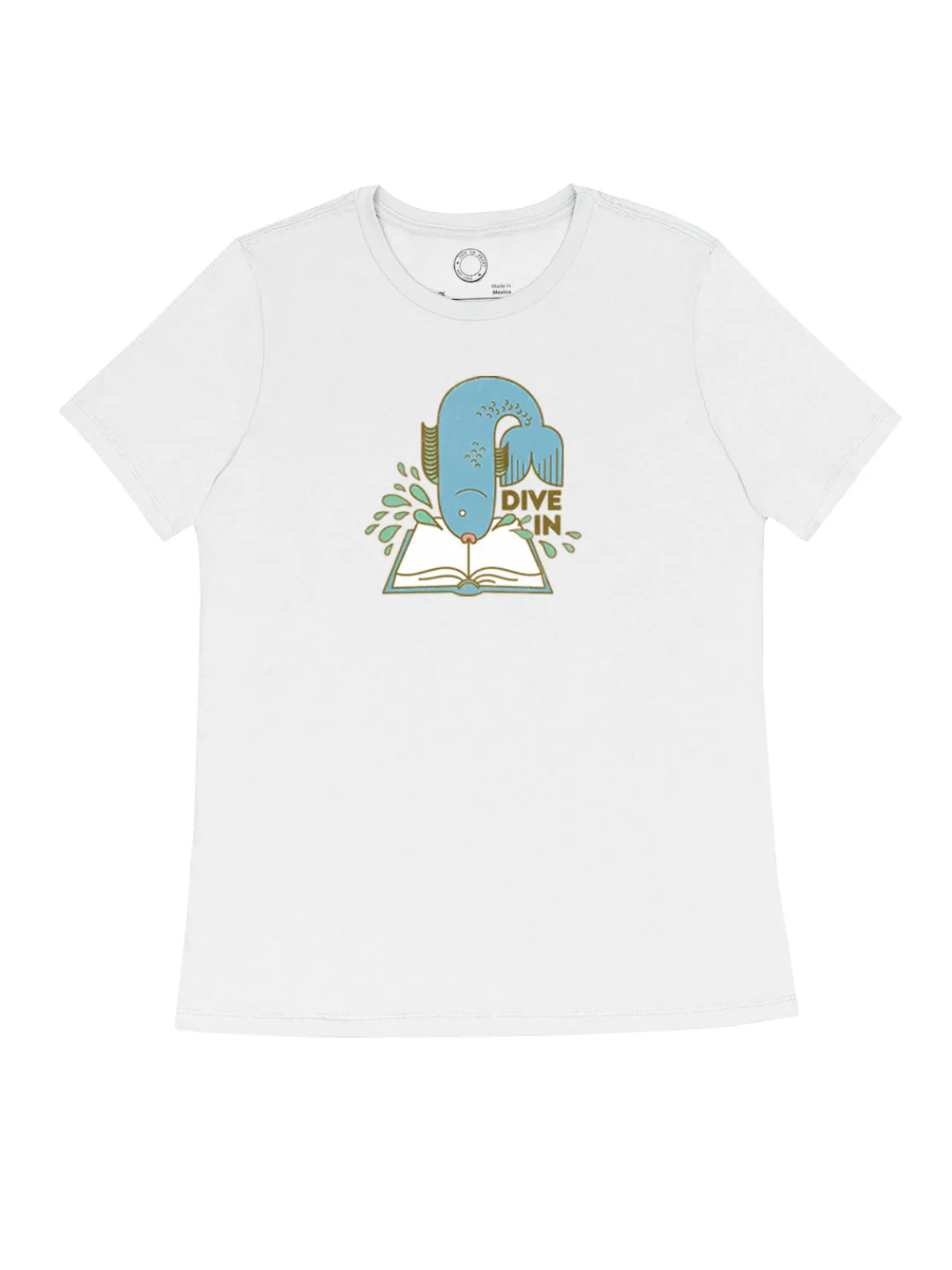 Dive In – Women's Crew T-Shirt (Print Shop)