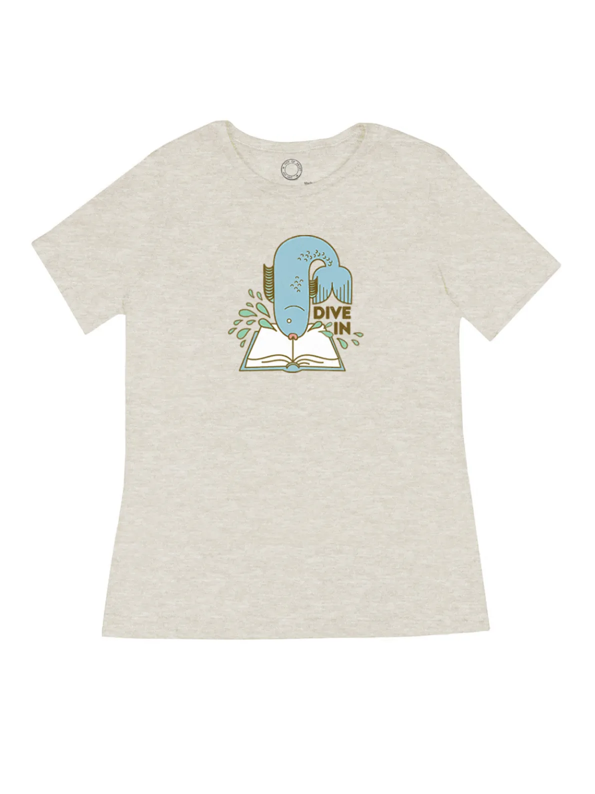 Dive In – Women's Crew T-Shirt (Print Shop)