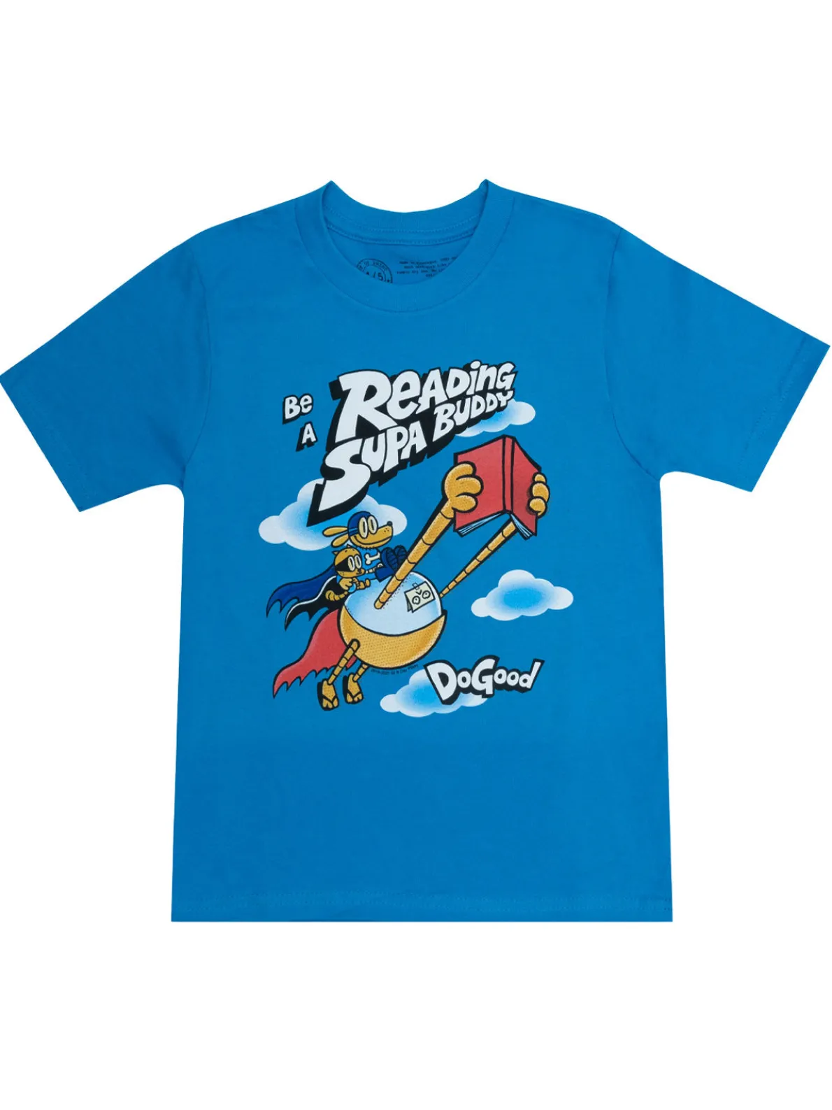 Dog Man: Be a Reading Supa Buddy Kids' T-Shirt