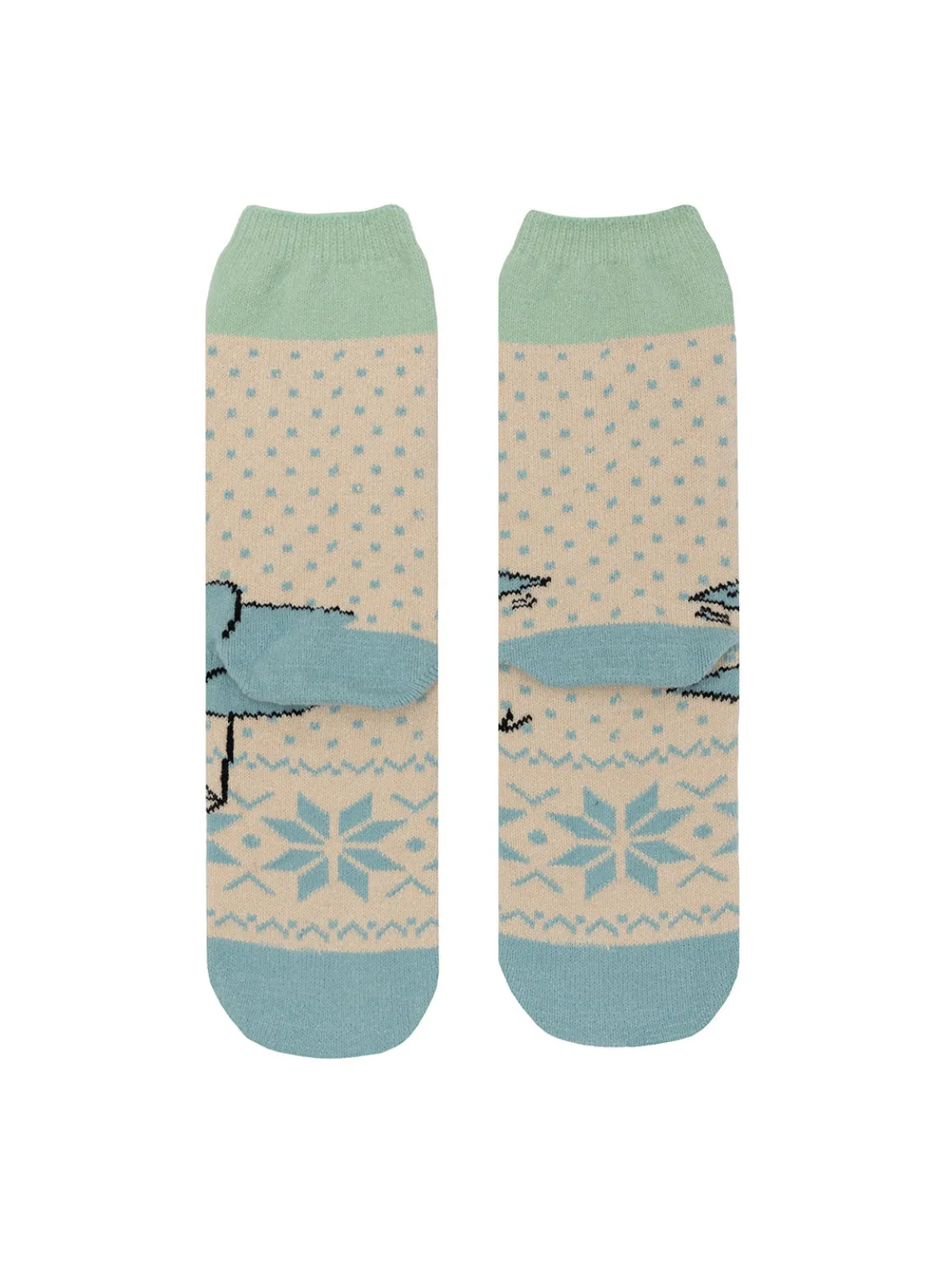 Don't Let the Pigeon Drive the Sleigh cozy socks