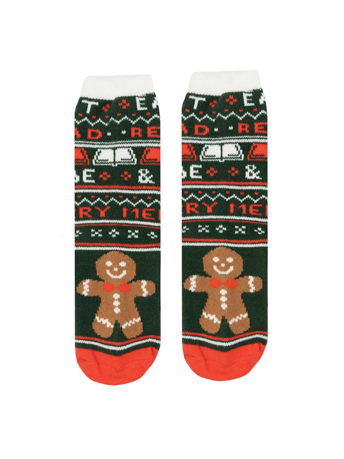 Eat, Read, & Be Merry cozy socks