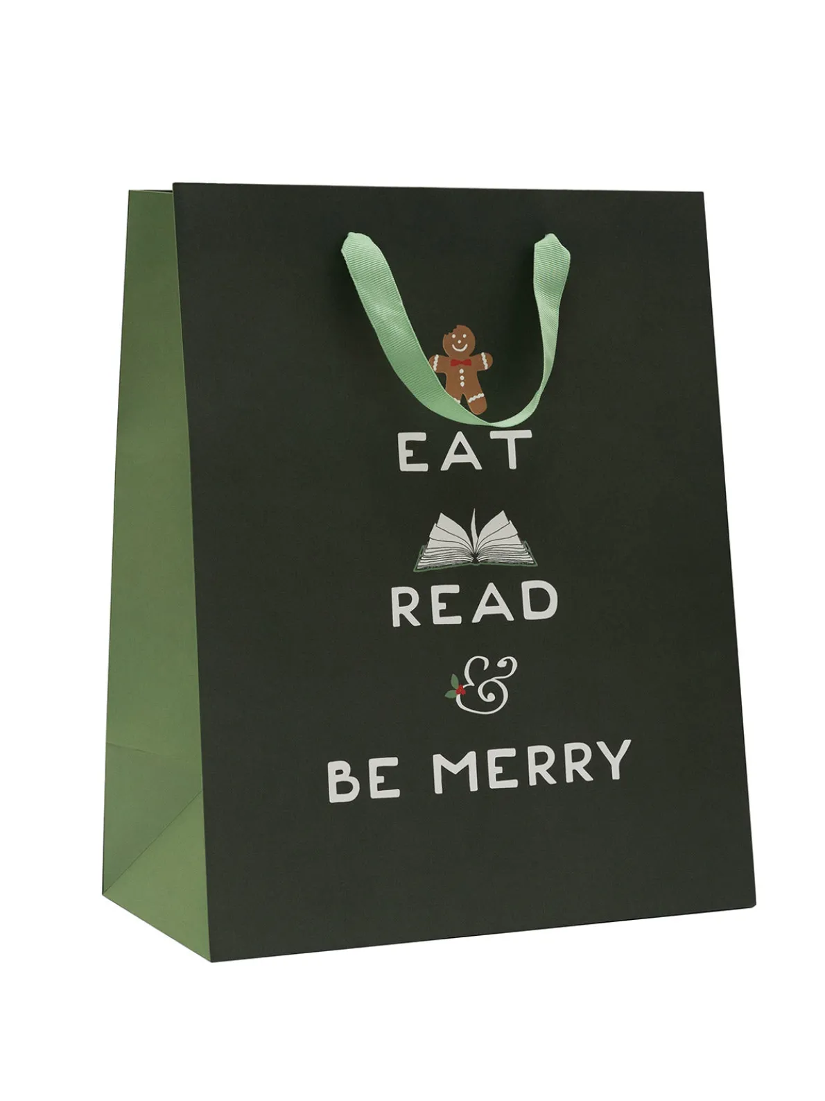 Eat, Read, & Be Merry gift bag (large)