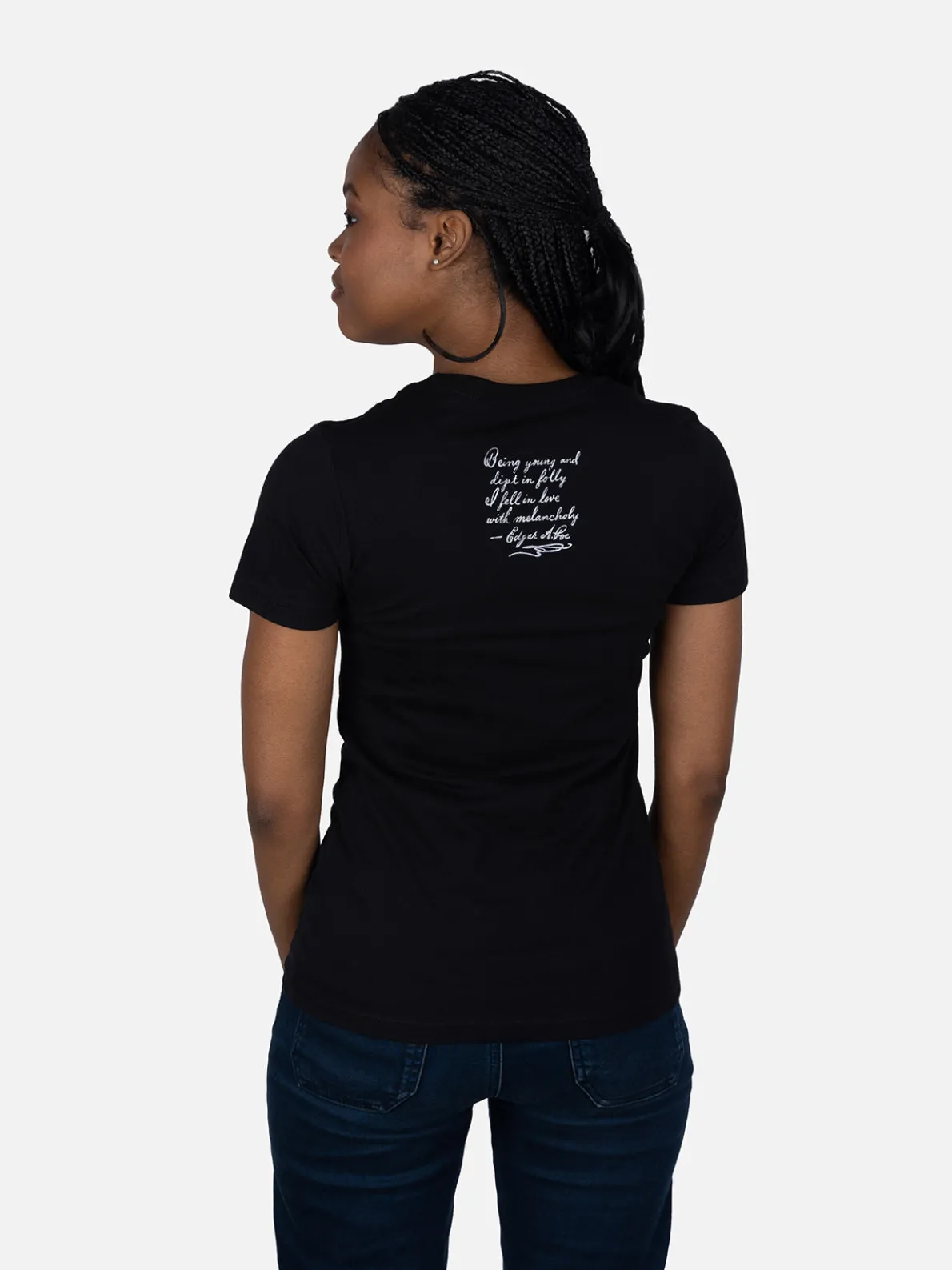 Edgar Allan Poe Melancholy Women's Crew T-Shirt