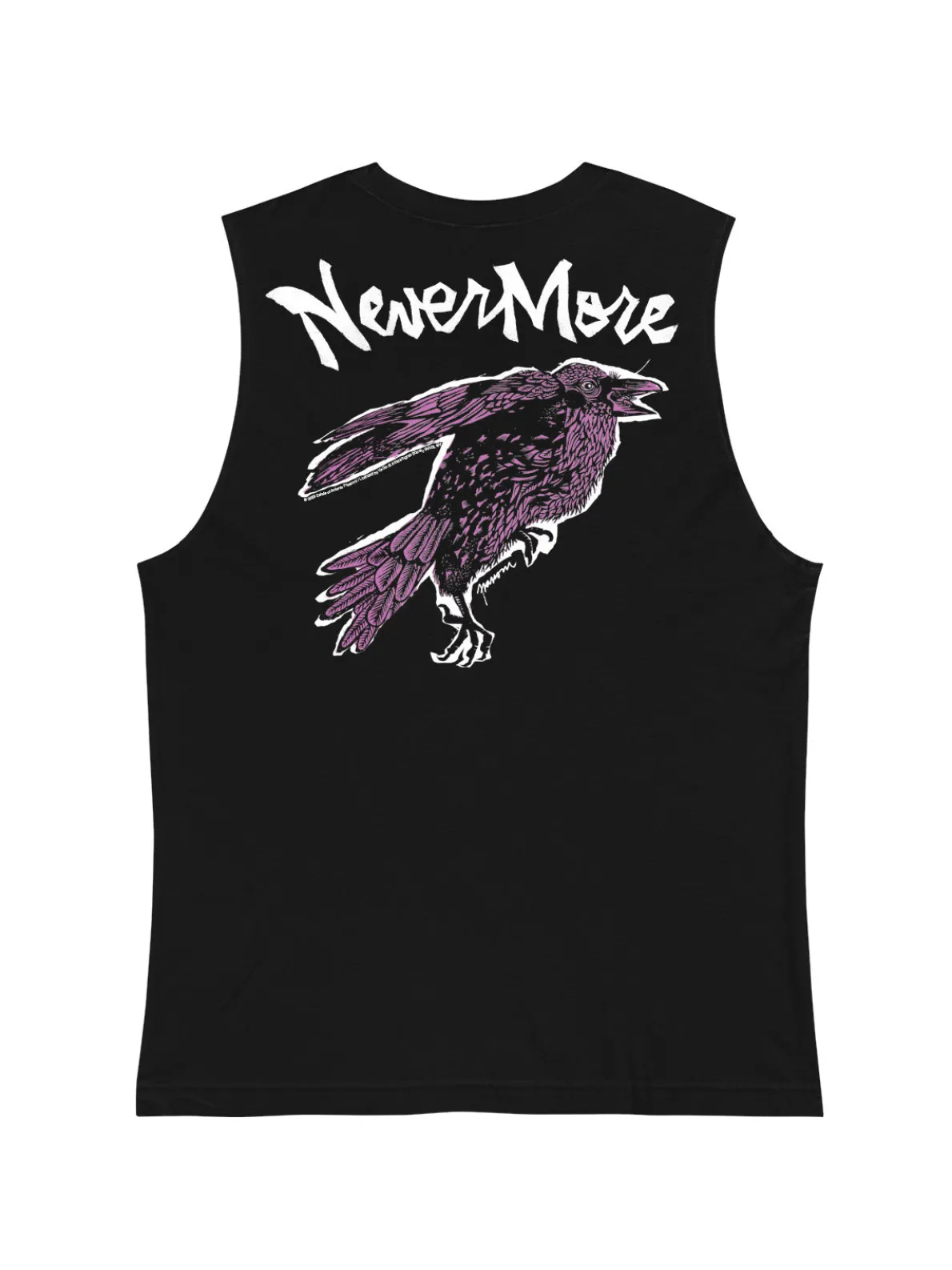 Edgar Allan Poe Nevermore Raven Unisex Tank Top (Print Shop)