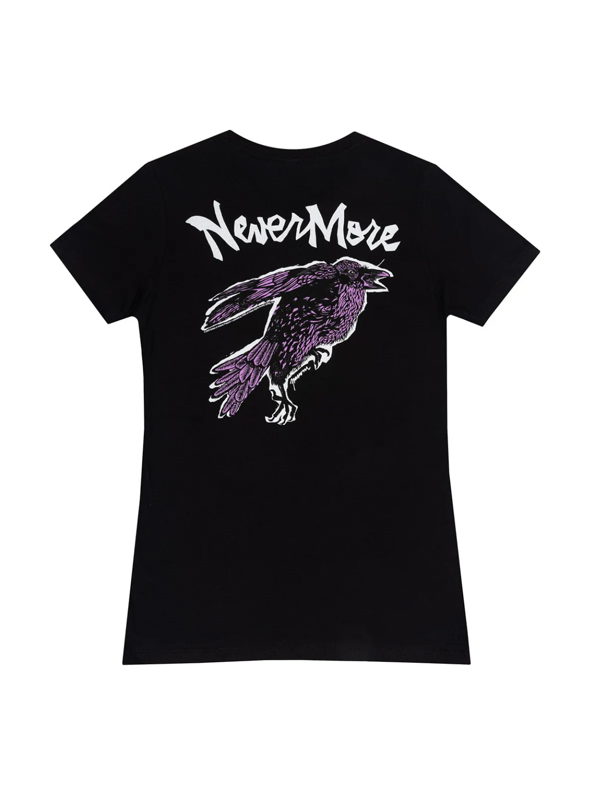 Edgar Allan Poe Nevermore Raven Women's Crew T-Shirt