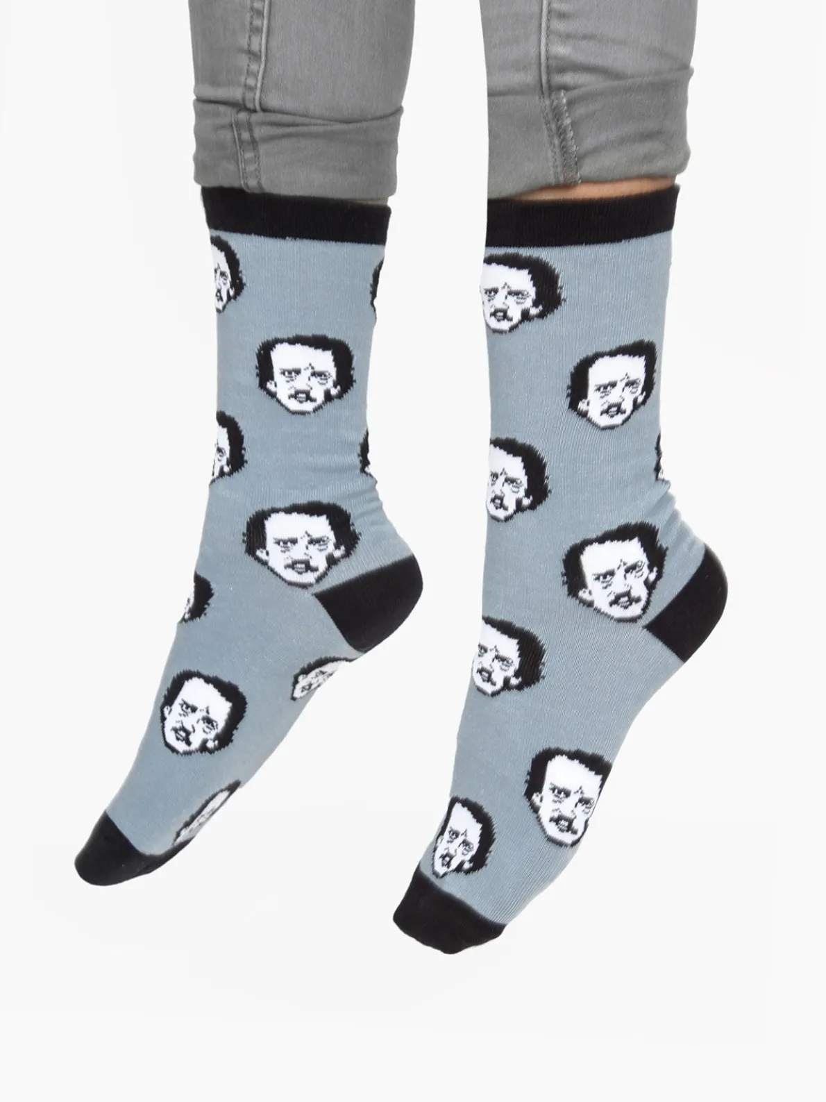 Edgar Allan Poe-ka Dots socks