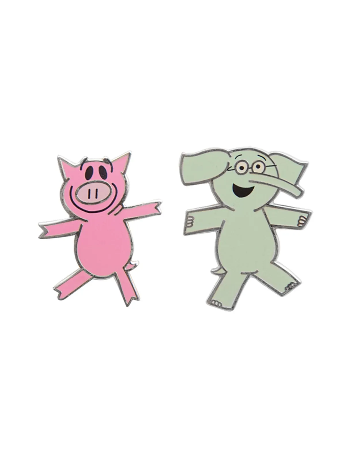 ELEPHANT & PIGGIE enamel pin set
