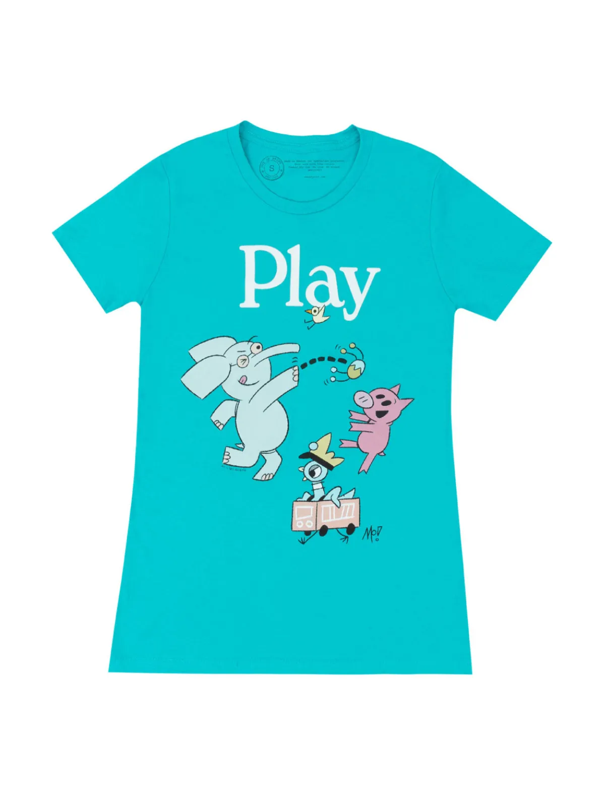 ELEPHANT & PIGGIE Play Women's Crew T-Shirt