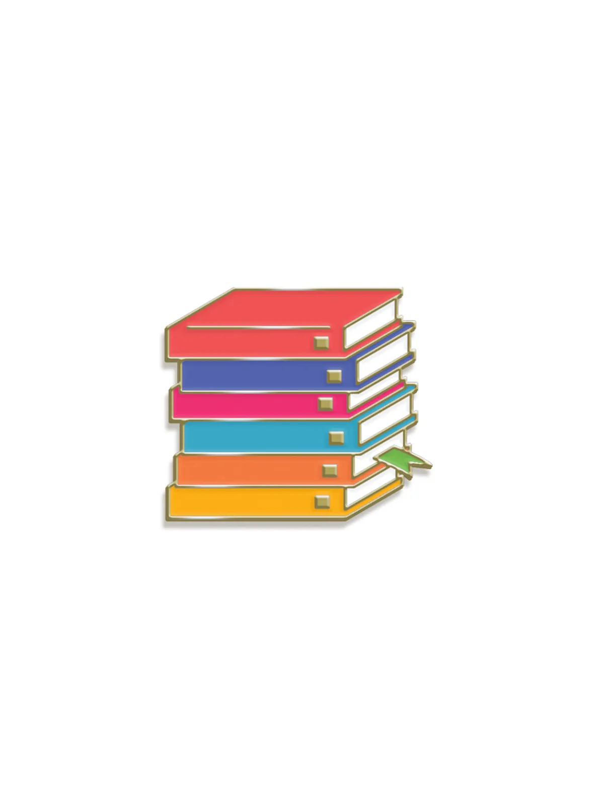 Emily Henry - Book Stack enamel pin