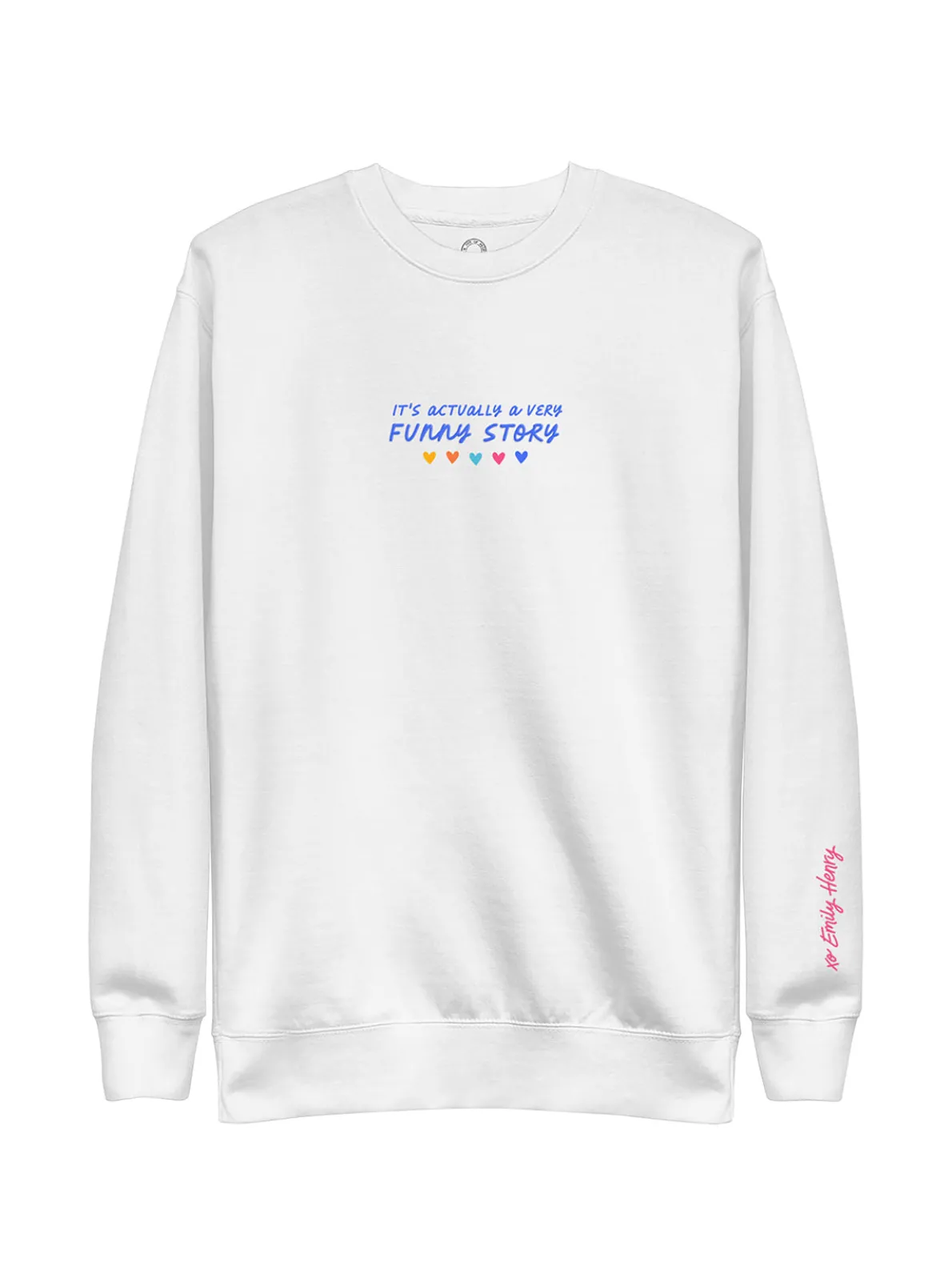 Emily Henry - Funny Story Embroidered Unisex Sweatshirt (Print Shop)
