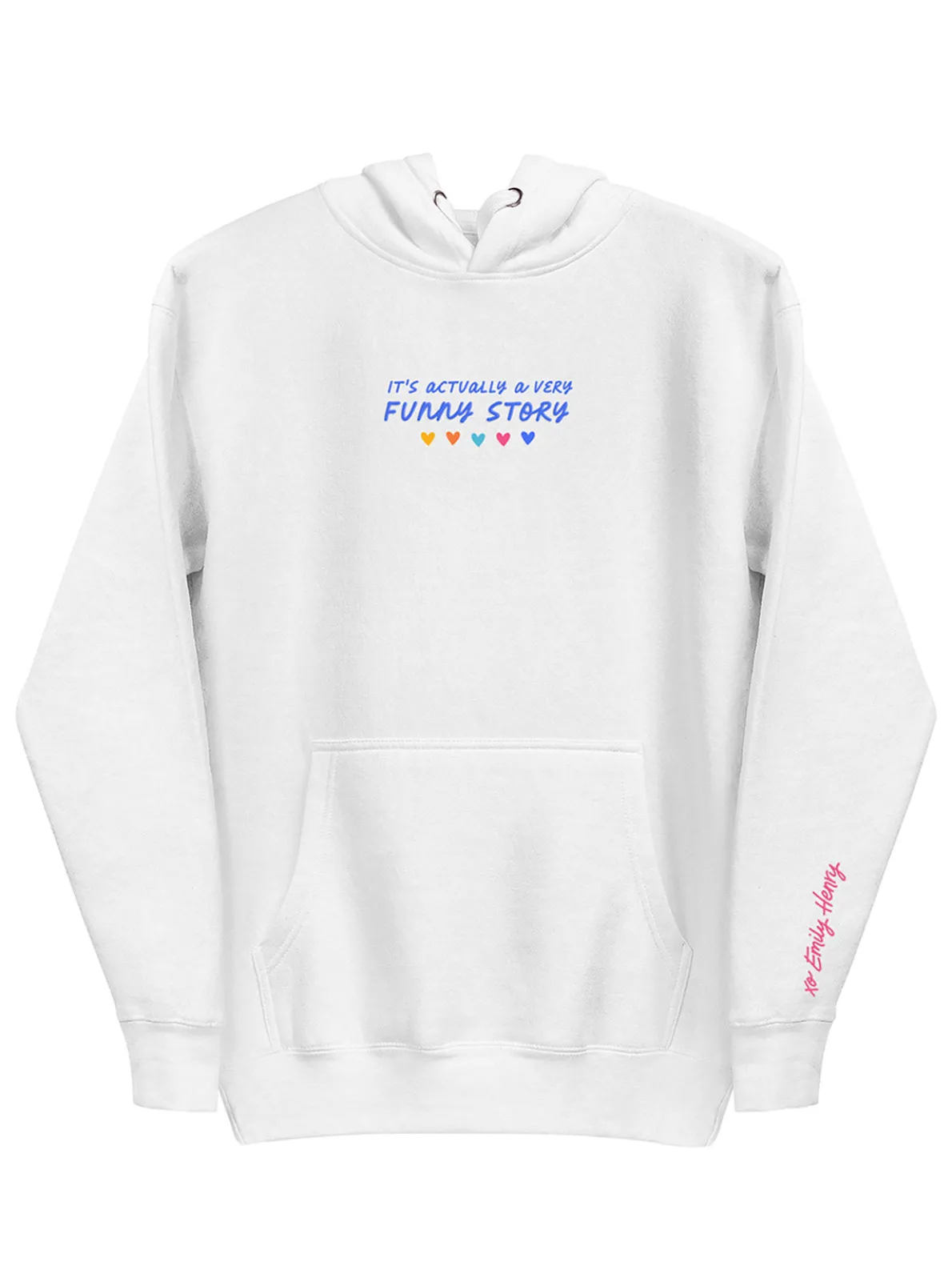 Emily Henry - Funny Story Embroidered Unisex Hoodie (Print Shop)