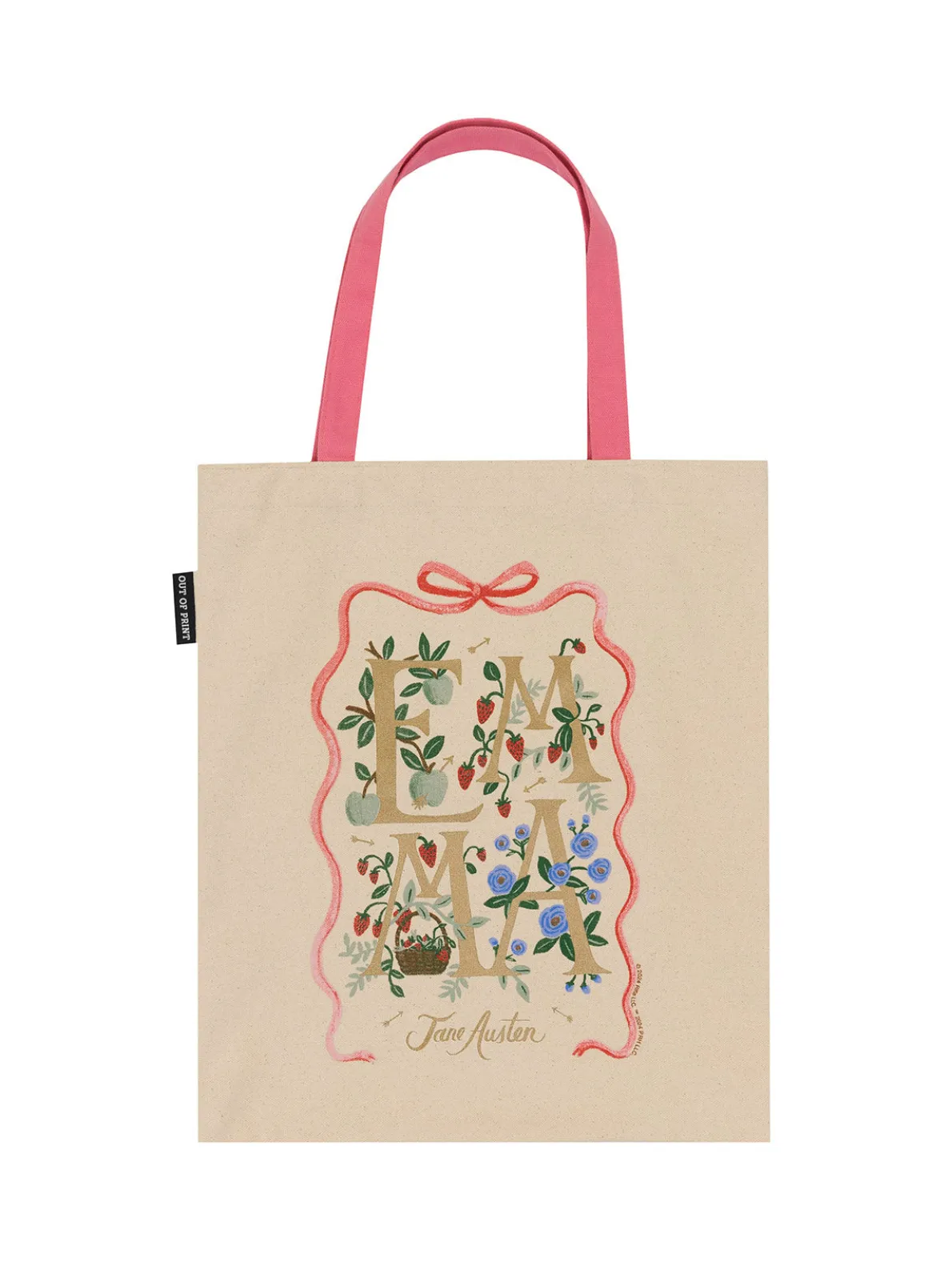 Emma (Puffin in Bloom) tote bag