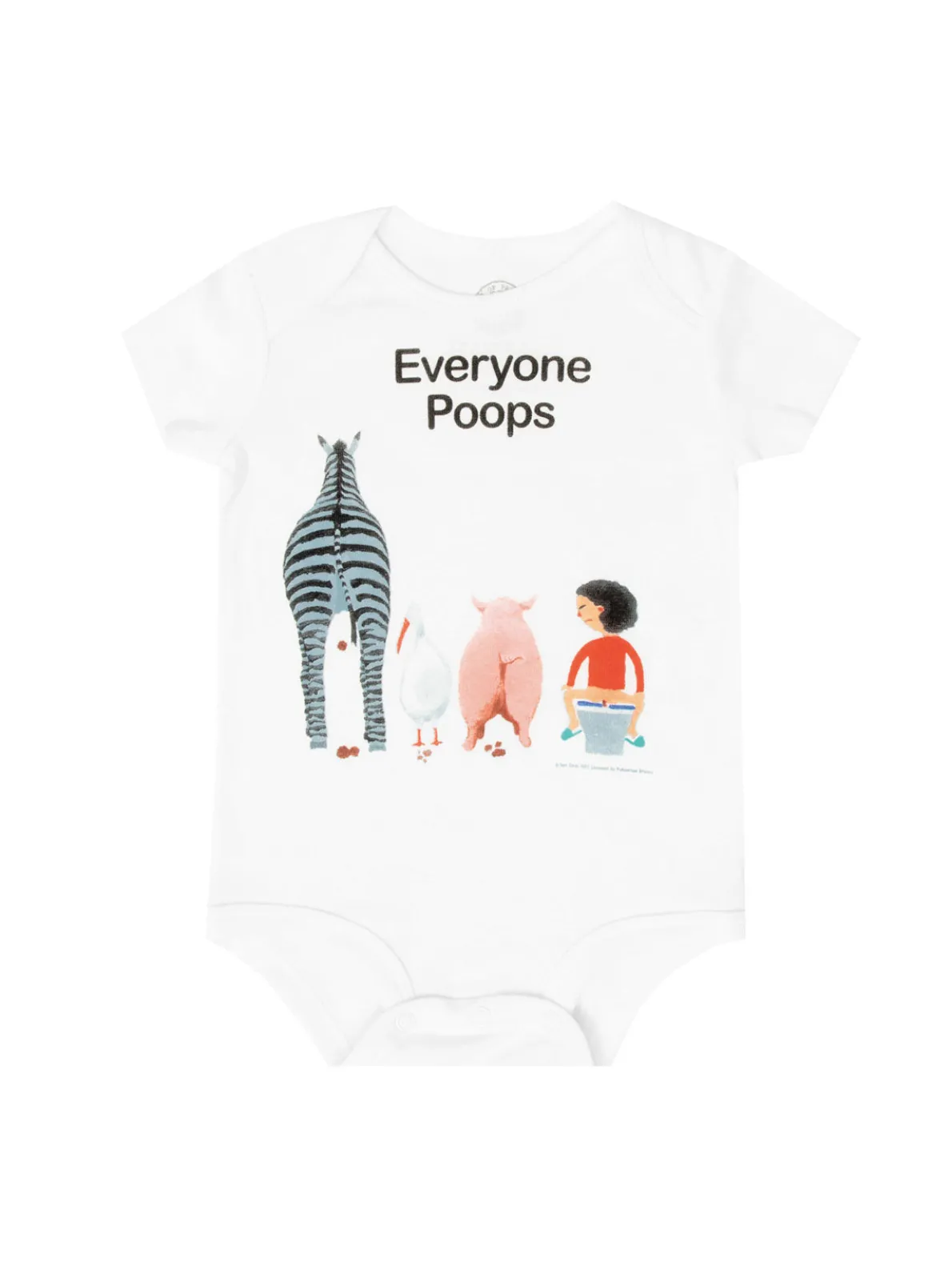Everyone Poops baby bodysuit