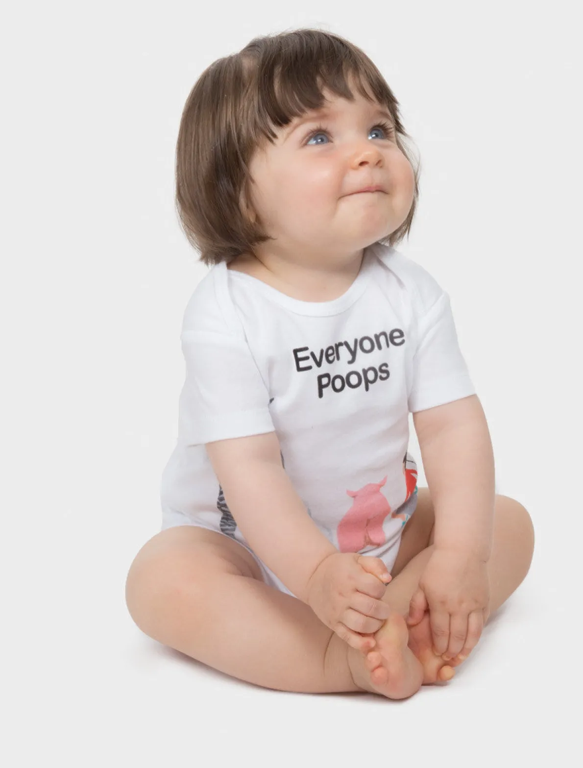Everyone Poops baby bodysuit