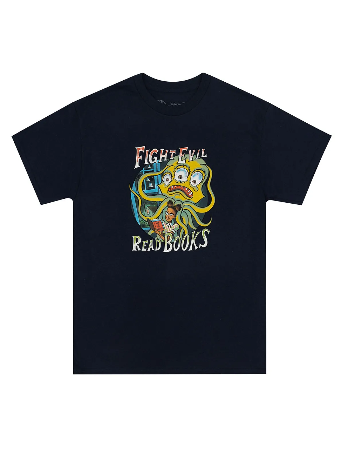 Fight Evil, Read Books Unisex T-Shirt (2024)