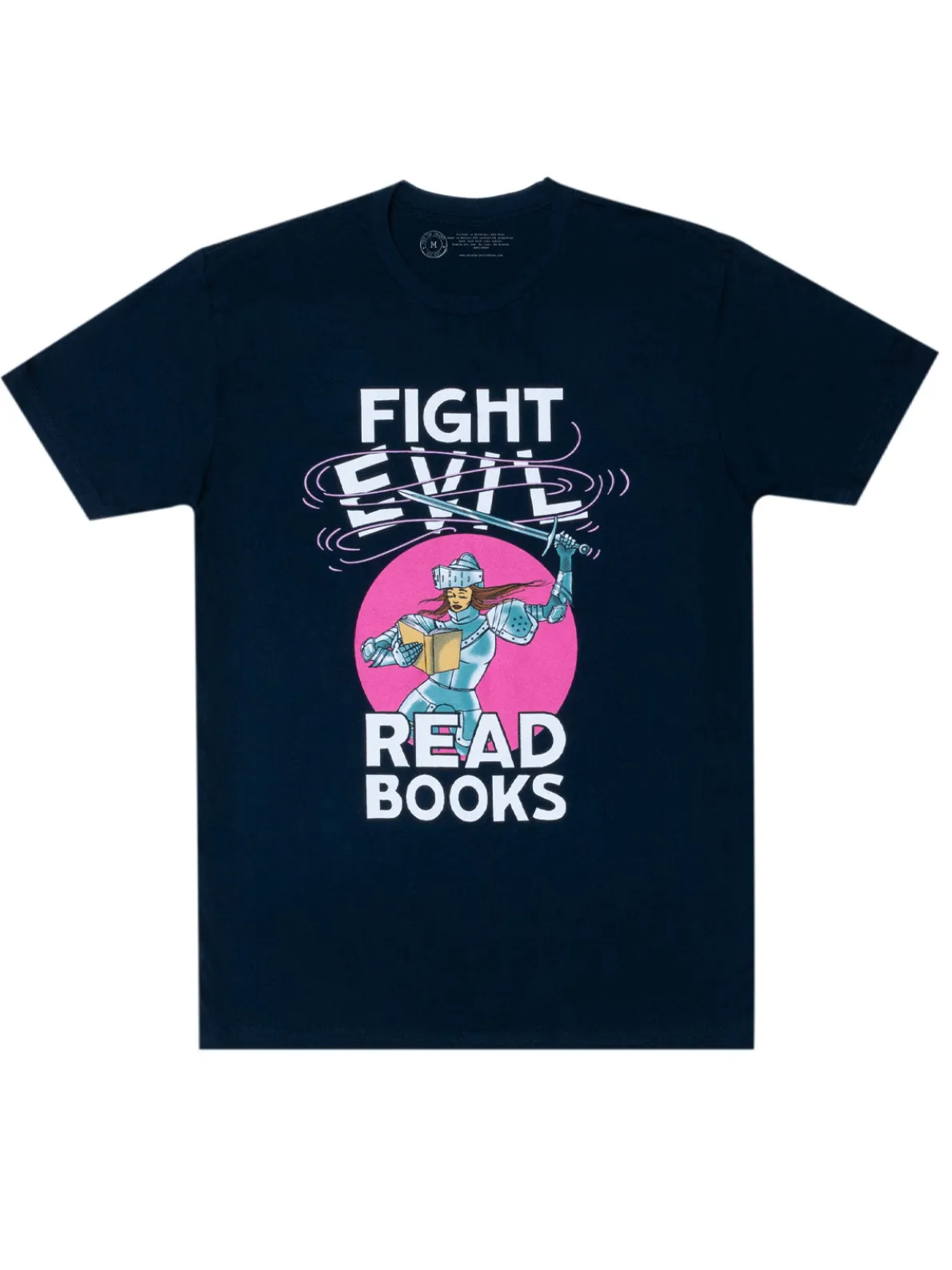 Fight Evil, Read Books Unisex T-Shirt (2021)