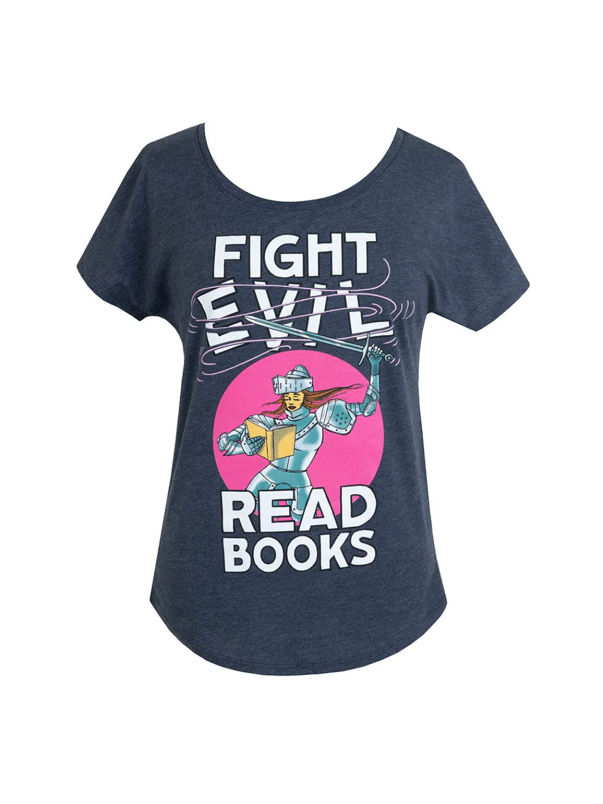Fight Evil, Read Books Women’s Relaxed Fit T-Shirt (2021)