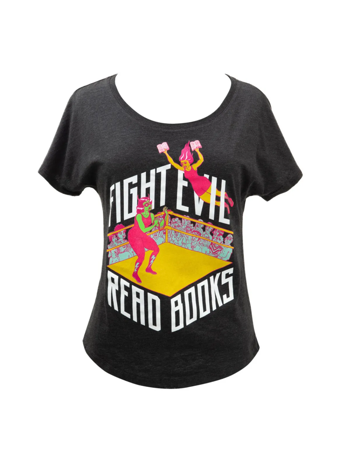 Fight Evil, Read Books Women’s Relaxed Fit T-Shirt (2019)