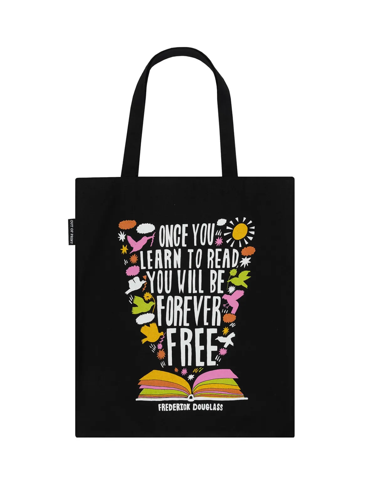 Frederick Douglass - Once You Learn to Read tote bag