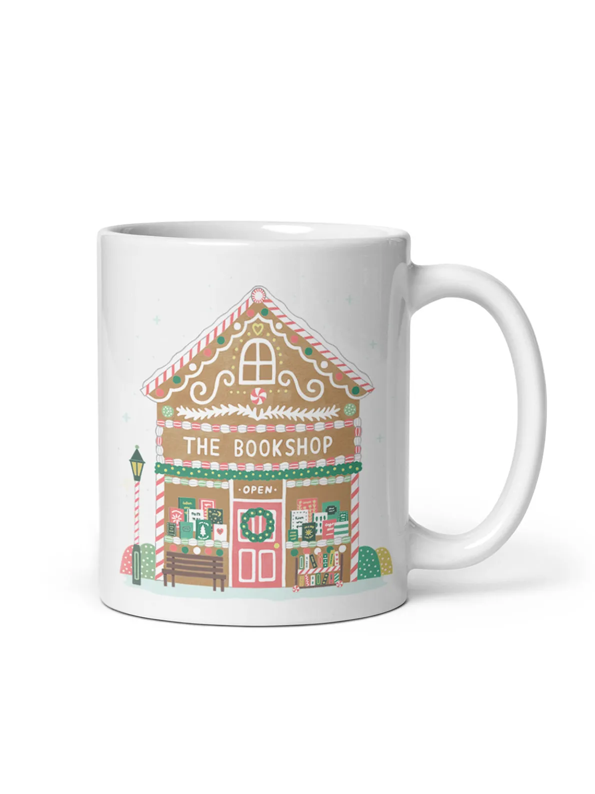 Gingerbread Bookshop Mug (Print Shop)