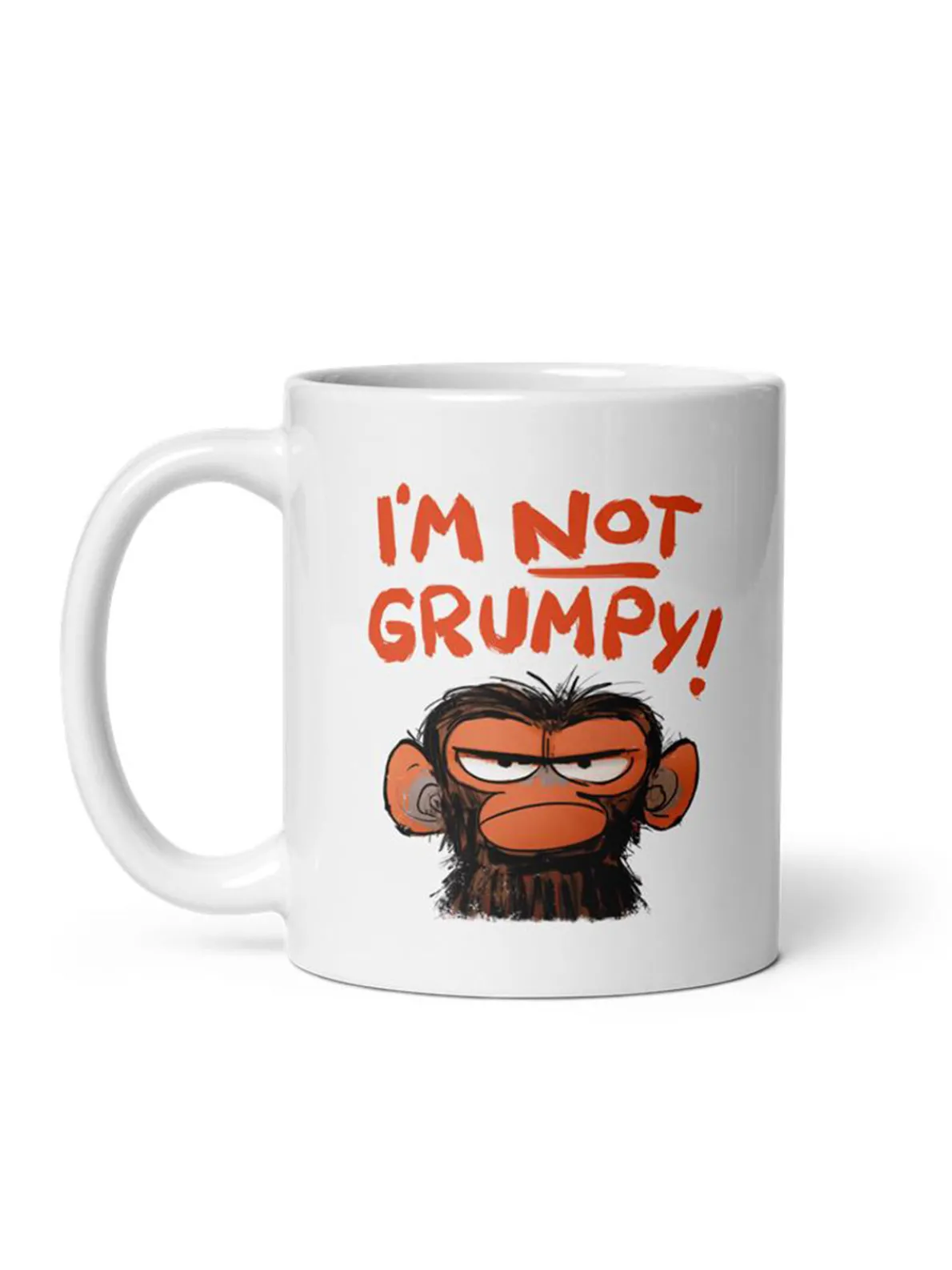 Grumpy Monkey mug (Print Shop)