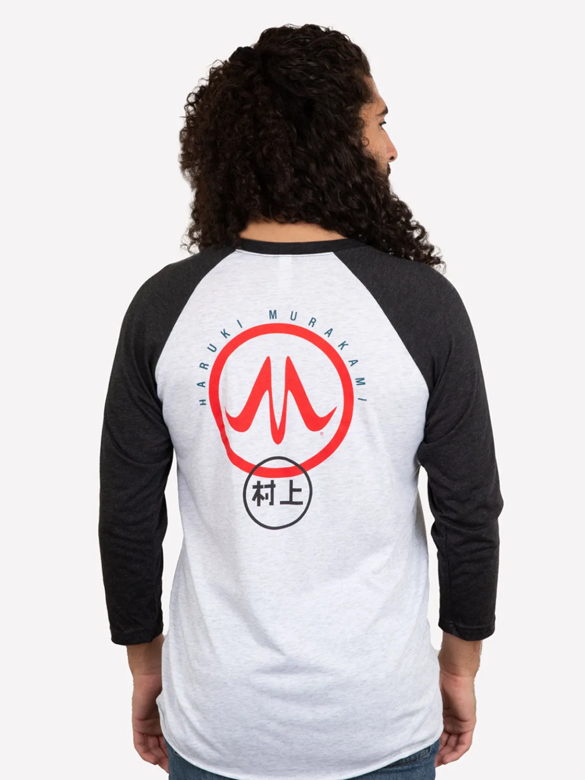 Haruki Murakami Logo Unisex 3/4-Sleeve Raglan