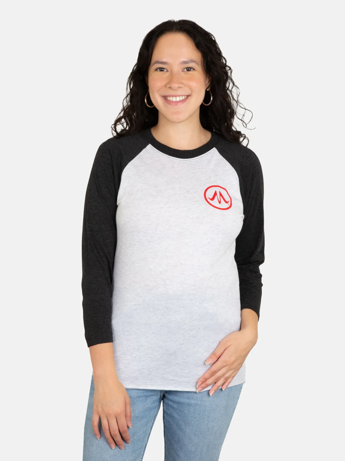 Haruki Murakami Logo Unisex 3/4-Sleeve Raglan