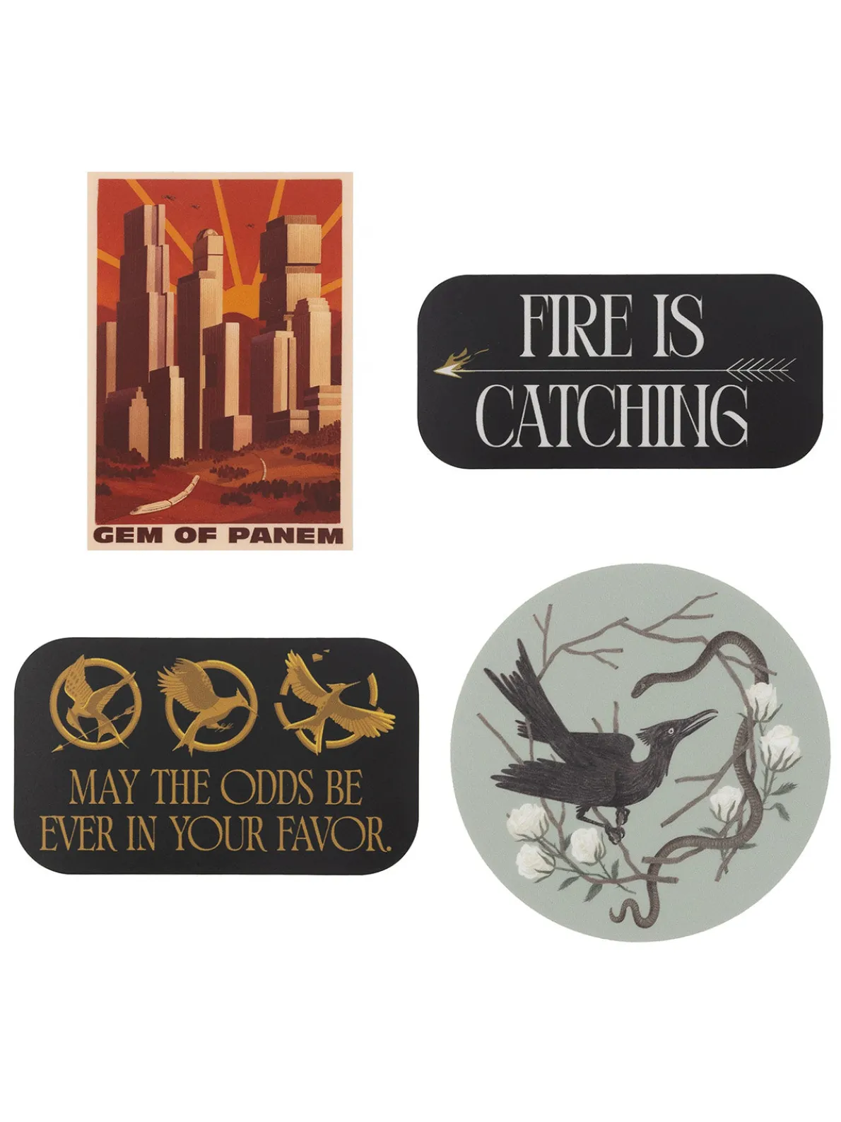 Hunger Games: Assorted Stickers - Set of 4