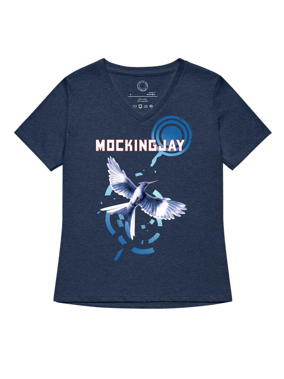 Hunger Games: Mockingjay Women's V-Neck T-Shirt (Print Shop)