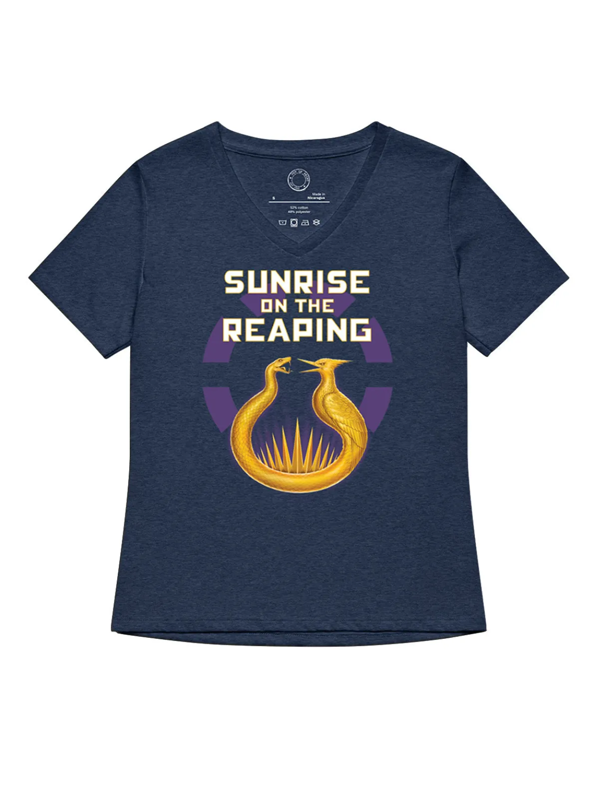 Hunger Games: Sunrise on the Reaping Women's V-Neck T-Shirt (Print Shop)